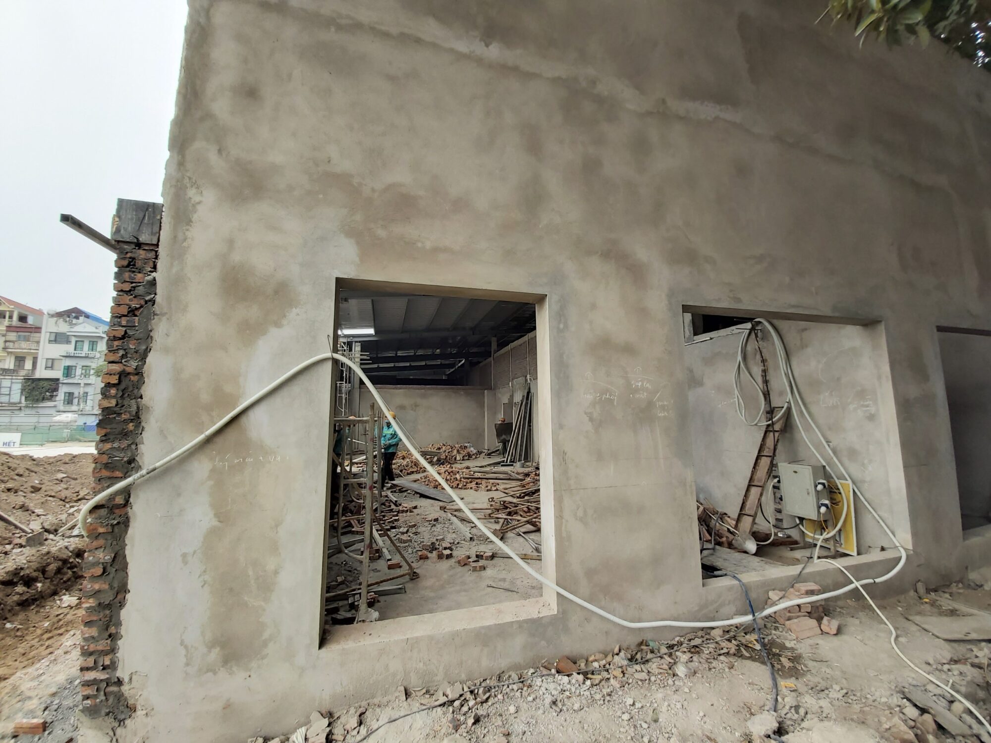 Cập nhật tiến độ thi công nhà mẫu dự án Feliz Homes 11 tien do nha mau feliz homes