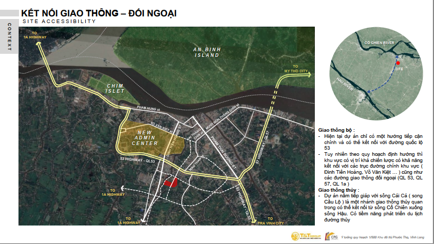 Vị trí dự án Khu đô thị T&T Phước Thọ Riverside 9 vi tri du an tt phuoc tho