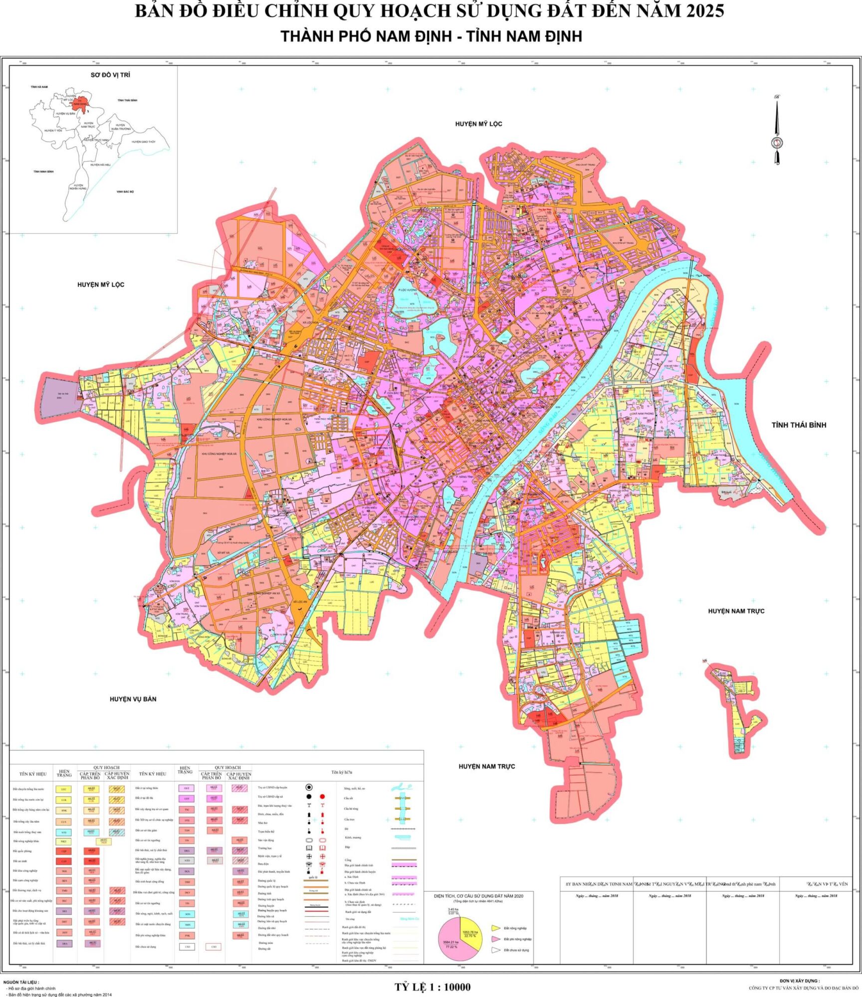 ban do quy hoach tp nam dinh den nam 2025