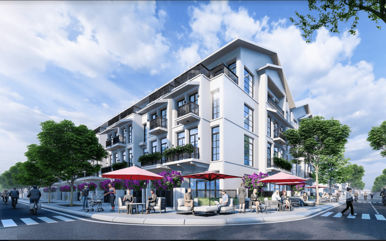 Ý tưởng thiết kế dự án Đại Từ Garden City Thái Nguyên 3 day pho dai tu thai nguyen