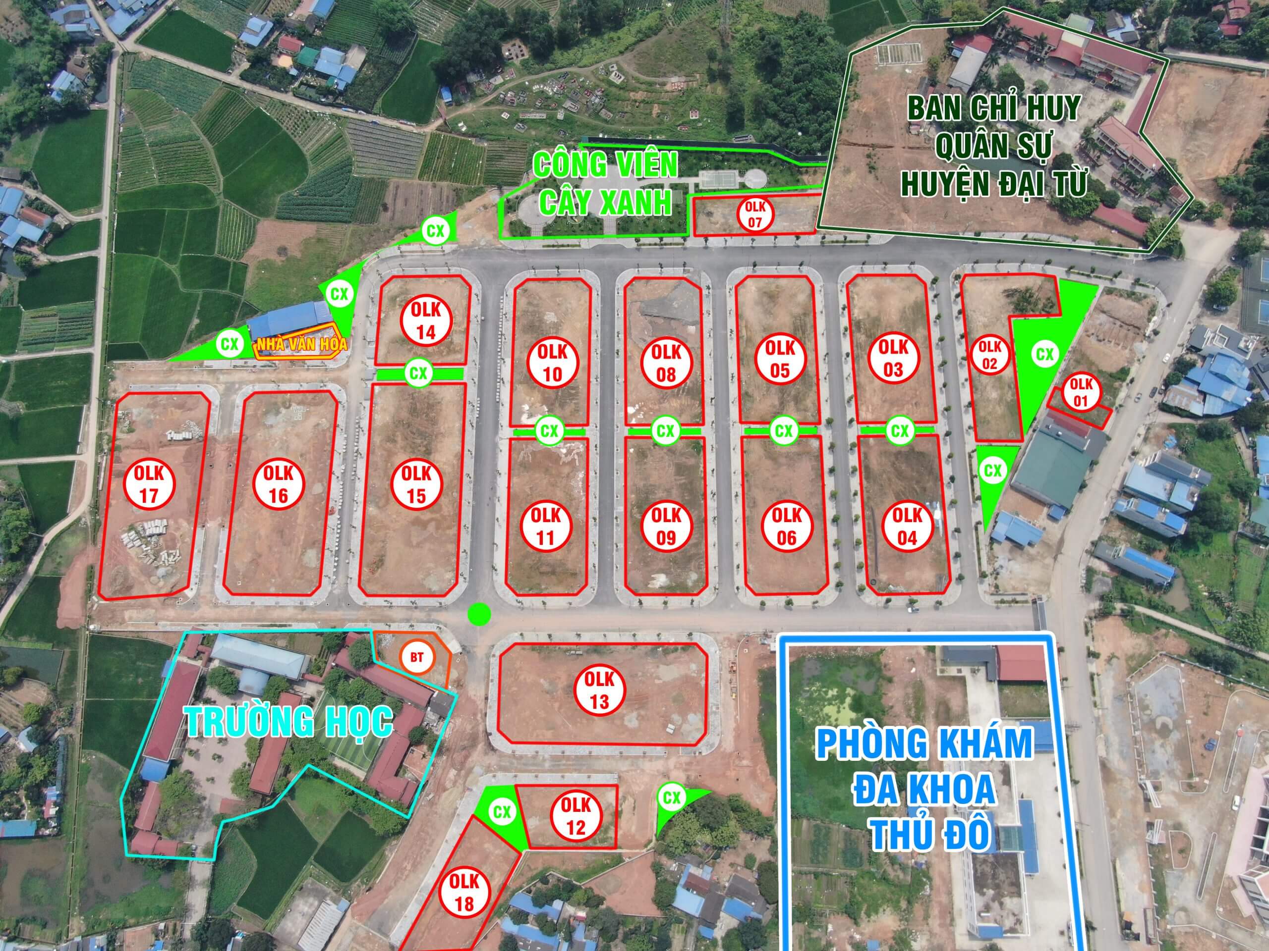 Cập nhật tiến độ thi công dự án Đại Từ Garden City Thái Nguyên 04/2021 19 tong quan thuc te dai tu thai nguyen scaled