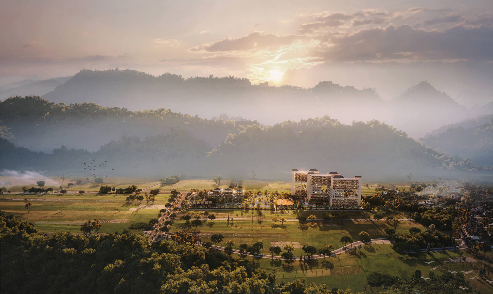 Cảm hứng thiết kế dự án Apec Mandala Sky Villas Kim Bôi