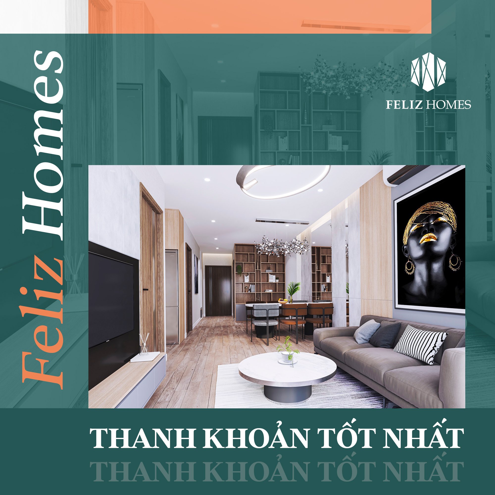 Ưu điểm vượt trội trong thiết kế căn hộ 4 ngủ dự án Feliz Homes 6 uu diem can ho 4pn feliz home 1