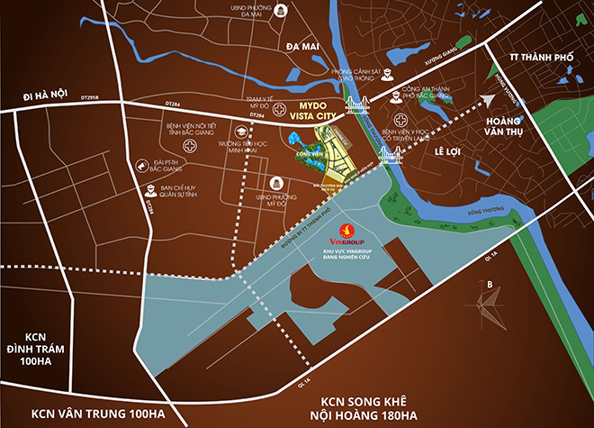 Hải Phát Land ký kết hợp tác chiến lược dự án Mỹ Độ Vista City Bắc Giang 9 vi tri my do vista city