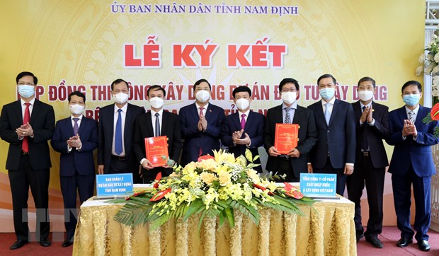 thi cong benh vien nam dinh