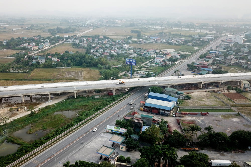 Toàn cảnh tuyến đường cao tốc Nam Định - Ninh Bình sắp hoàn thành 25 cao toc cao bo mai son