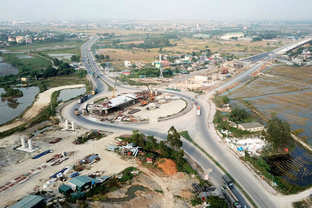 Toàn cảnh tuyến đường cao tốc Nam Định - Ninh Bình sắp hoàn thành 30 cao toc nam dinh ninh binh 5