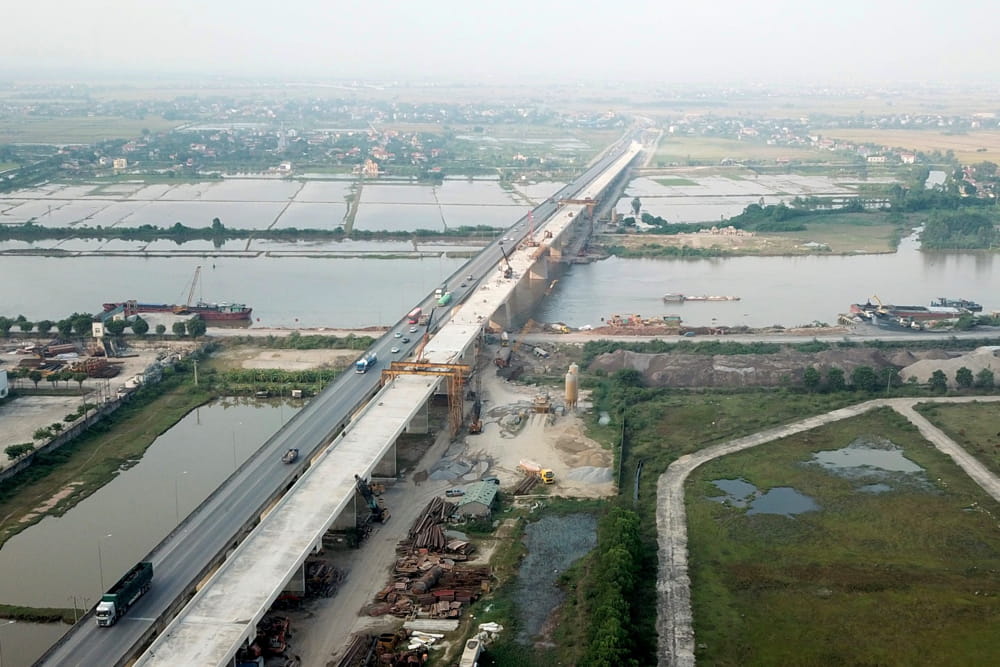 Toàn cảnh tuyến đường cao tốc Nam Định - Ninh Bình sắp hoàn thành 21 cao toc nam dinh ninh binh
