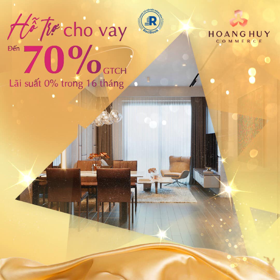 hoang huy commerce hỗ trợ vay lên đến 70%