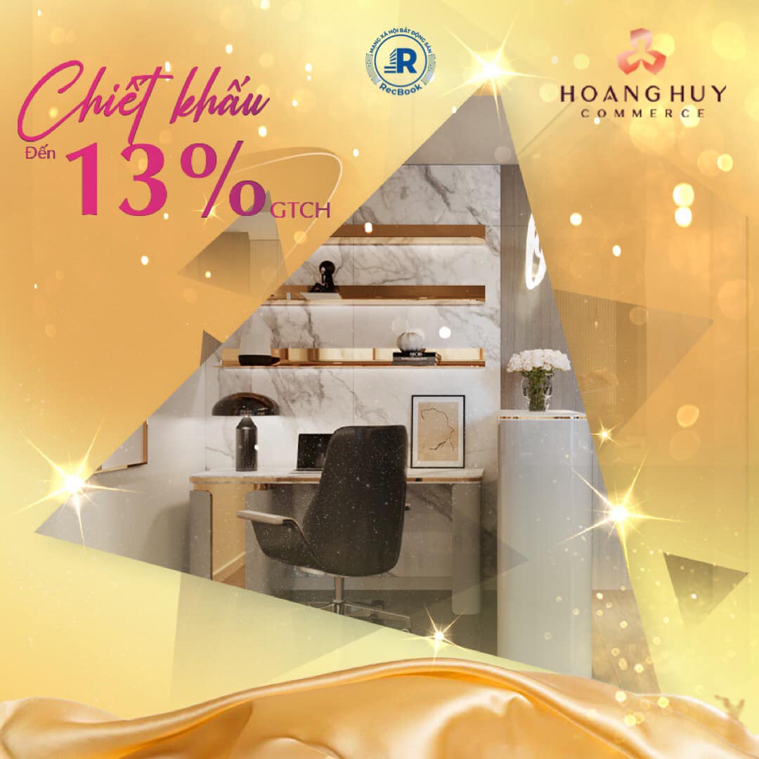hoang huy commerce chiết khấu ngay 13% giá trị căn hộ